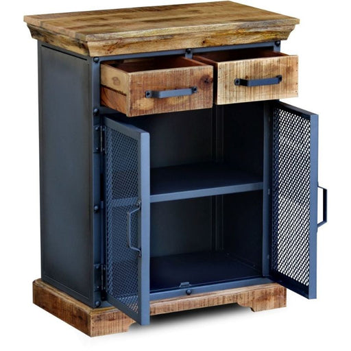 Metro Mango Wood Hall Cabinet - The Furniture Mega Store 