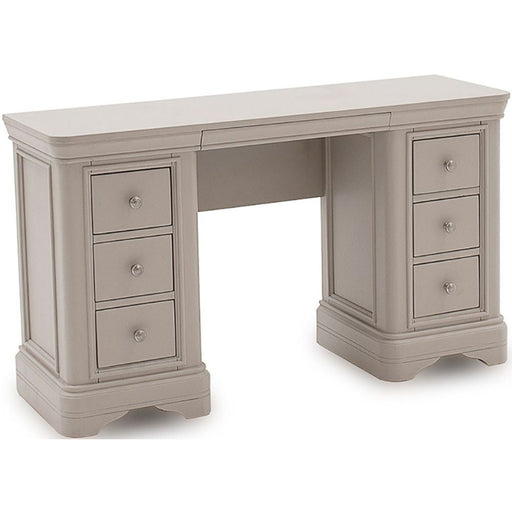 Vida Living Mabel Taupe Painted Dressing Table - The Furniture Mega Store 