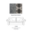 Cora Fabric Sofa & Armchair Collection - Choice Of Fabrics - The Furniture Mega Store 