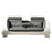 Xavier Curved Designer Leather Sofa & Chair Collection - Various Options - The Furniture Mega Store 