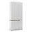 Chelsea White High Gloss & Truffle Oak Trim 2 Door Wardrobe - The Furniture Mega Store 