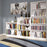 Tall Wide Bookcase - Pearl White - The Furniture Mega Store 