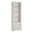 Angelica Tall Narrow 3 Drawer Bookcase - White Oak - The Furniture Mega Store 