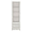 Angelica Tall Narrow 3 Drawer Bookcase - White Oak - The Furniture Mega Store 