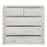 Angelica 2+3 Chest of Drawers - White Oak - The Furniture Mega Store 