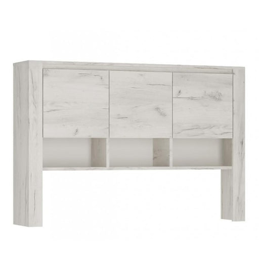 Angelica Top Unit for Desk - White Oak - The Furniture Mega Store 