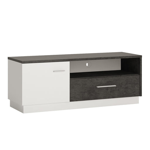 Stretto 1 door 1 drawer TV cabinet - The Furniture Mega Store 