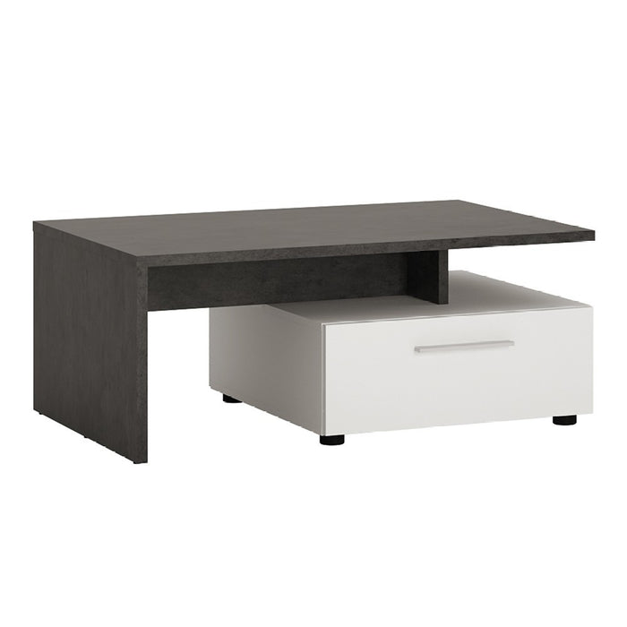 Stretto 2 drawer coffee table - The Furniture Mega Store 