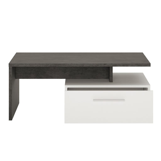 Stretto 2 drawer coffee table - The Furniture Mega Store 