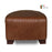 Spitfire Aniline Leather Footstool - Choice Of Feet & Leathers - The Furniture Mega Store 