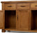 Earlswood Oak 3 Drawer 3 Door Sideboard - The Furniture Mega Store 