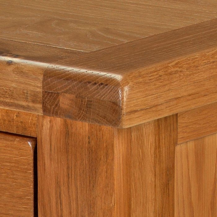 Earlswood Solid Oak Small Hall Table - The Furniture Mega Store 