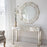 Celeste Decagon Wall Mirror - Gold - 105cm Diameter - The Furniture Mega Store 