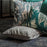Velvet Linear Geo Cushion Grey 45 X 45cm - The Furniture Mega Store 