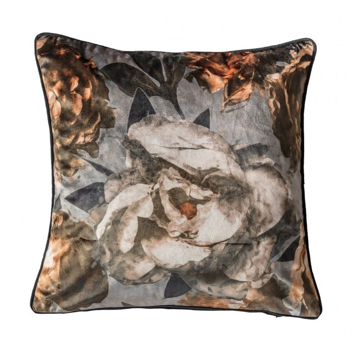 Vintage Peony Cushion Mink 45 X 45cm - The Furniture Mega Store 
