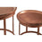 Crest Copper Finish Iron Tables - Set Of 2 - The Furniture Mega Store 