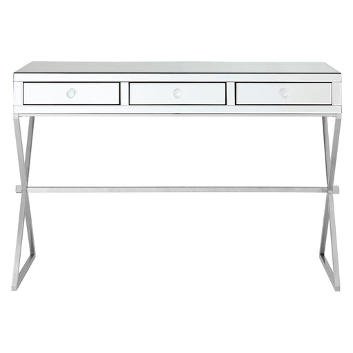 Gianna Mirrored 3 Drawer Console Table - The Furniture Mega Store 