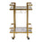 Vita Agate & Gold Finish Drinks Trolley - The Furniture Mega Store 