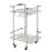 Vita White Agate Drinks Trolley - The Furniture Mega Store 