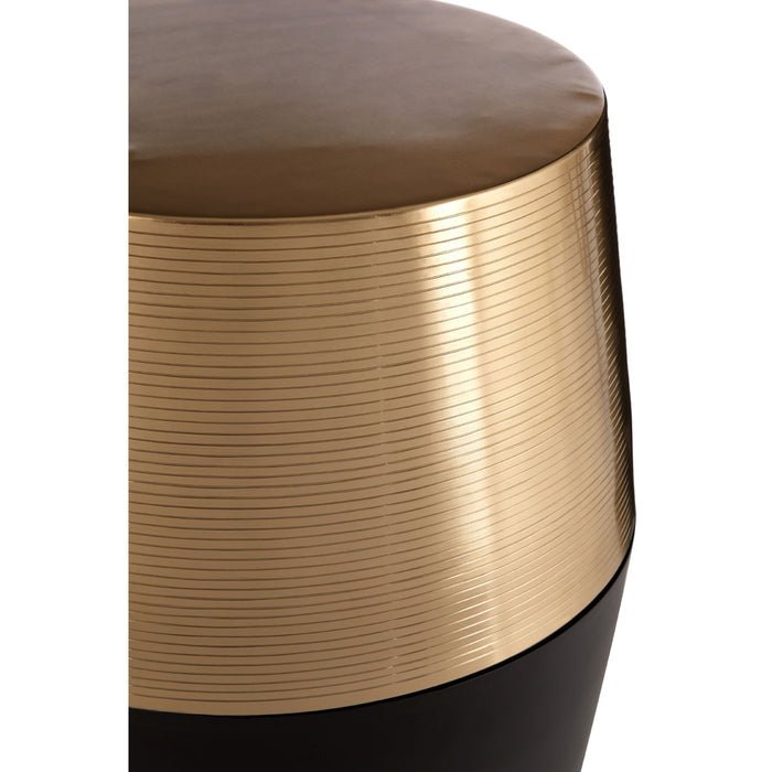 Margot Black & Copper Side Table - The Furniture Mega Store 