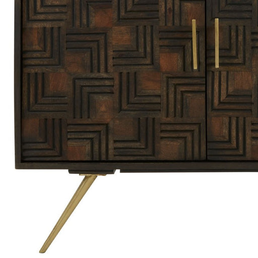 Surat Carved Mango Cabinet - The Furniture Mega Store 