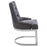 Zelda Leather & Chrome Dining Chairs - Set Of 2 -Choice Of Colours - The Furniture Mega Store 