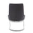 Zelda Leather & Chrome Dining Chairs - Set Of 2 -Choice Of Colours - The Furniture Mega Store 