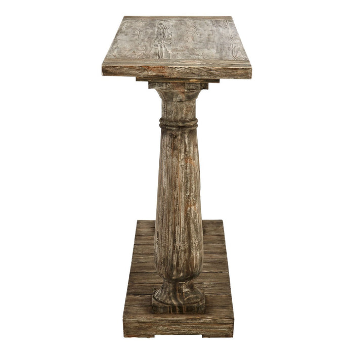 Lovina Pillar Console Table - The Furniture Mega Store 