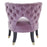 Villi Button Tufted Accent Chair - Lilac - The Furniture Mega Store 