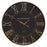 Mateo Large Black Wall Clock - The Furniture Mega Store 