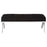 Piermount Silver Cross Leg Bench - The Furniture Mega Store 