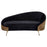 Manhattan Leopard Print & Black Velvet With Gold Legs Chaise Lounge - The Furniture Mega Store 