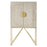 Sadras White Wash Carved Detail Cabinet - The Furniture Mega Store 