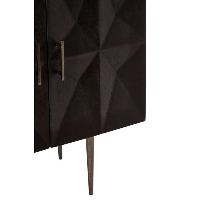 Sabari Hand Crafted Mango Wood Cabinet - The Furniture Mega Store 