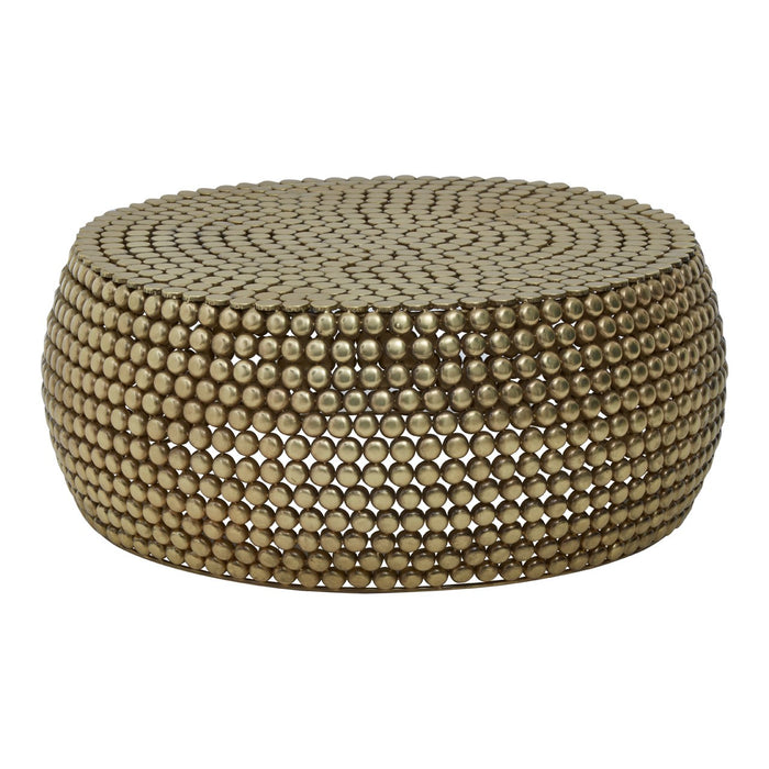 Templar Beaded Iron Coffee Table - The Furniture Mega Store 