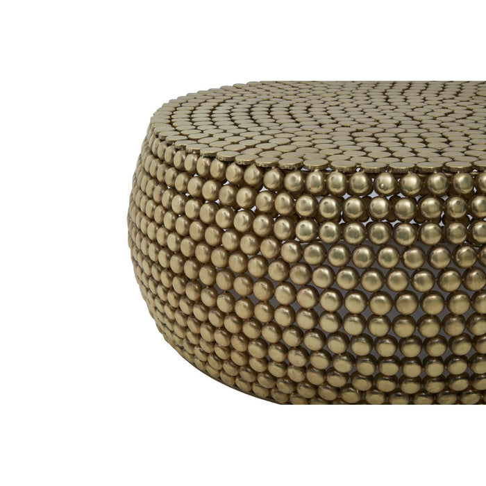 Templar Beaded Iron Coffee Table - The Furniture Mega Store 