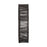 Large Black Rattan Circular Wall Shelf - 60cm - The Furniture Mega Store 