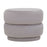 Ford Mink Velvet Ottoman Stool - The Furniture Mega Store 