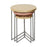 Kobra Set Of 3 Metallic Nest Side Tables - The Furniture Mega Store 