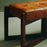 Ivy Genuine Leather Button Tufted Triangular Base Bench Seat - The Furniture Mega Store 