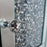 Crushed Diamond Mirrored TV Media Unit - 120cm - The Furniture Mega Store 