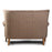 Hexham Chesterfield 2 Seater Sofa - Harris Tweed & Vintage Leather - The Furniture Mega Store 