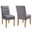 William Bespoke Velvet Dining Chair - Choice Of Velvet's & Leg Wood Finishes - The Furniture Mega Store 