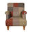 Burford Harris Tweed Harlequin Patchwork Armchair - The Furniture Mega Store 