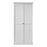 Parisian 2 Door Wardrobe in White - The Furniture Mega Store 