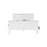 Parisian King Size 5ft Bed in White - The Furniture Mega Store 