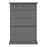 Parisian Chest of 6 Drawers in Matt Grey - The Furniture Mega Store 