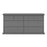 Parisian Chest of 8 Drawers in Matt Grey - The Furniture Mega Store 