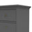 Parisian Chest of 8 Drawers in Matt Grey - The Furniture Mega Store 