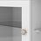 Parisian TV Unit 2 Doors 1 Shelf in White - The Furniture Mega Store 